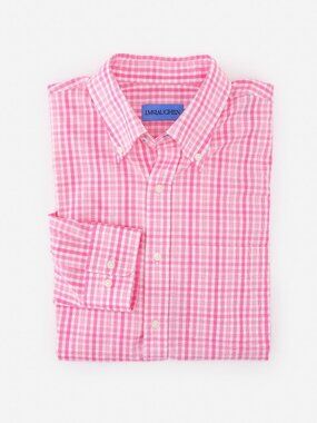 J McLaughlin Belvedere Cotton Shirt in Gingham Multi NEW